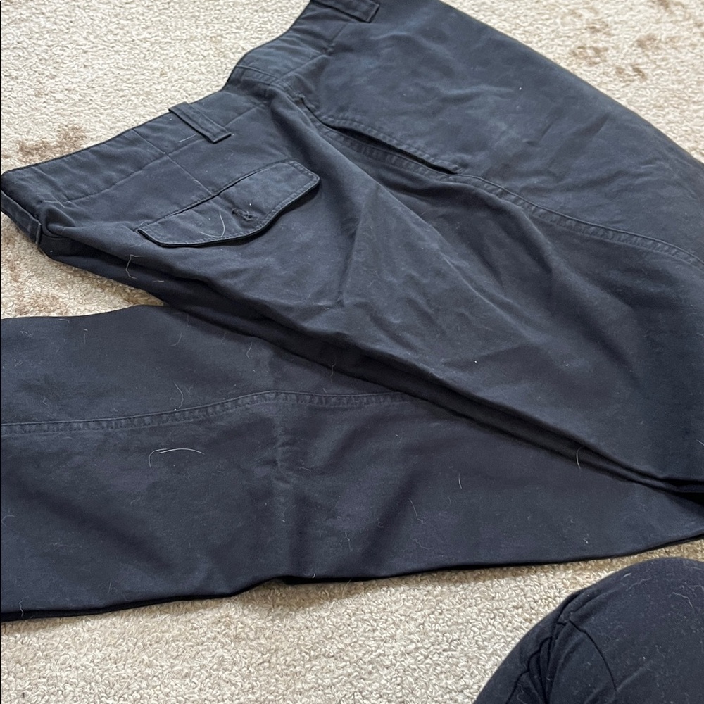 Men's Classic Black Cargo Pants